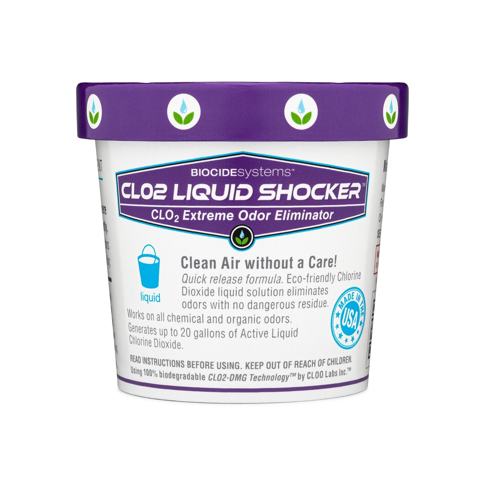 ClO2 Liquid Shocker by Biocide Systems