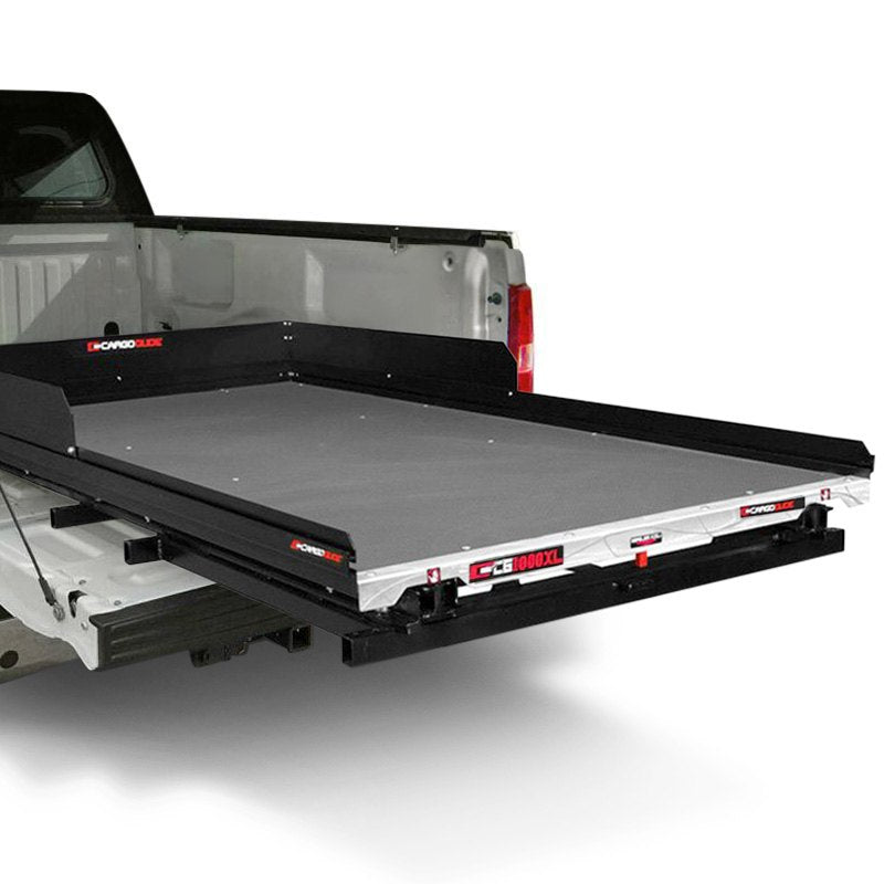 Cargo Glide Bed Slide Polished Aluminum Side Rail 68 Inch Length x Fits 2015-23 Full-Size Trucks