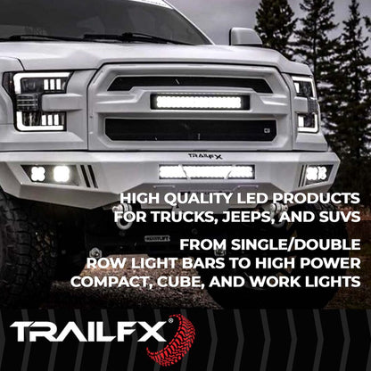 TFX 30" LED Light Bar – 165W, Combo Beam, 13860 Lumens, Black Housing with Wiring & Mounting Brackets