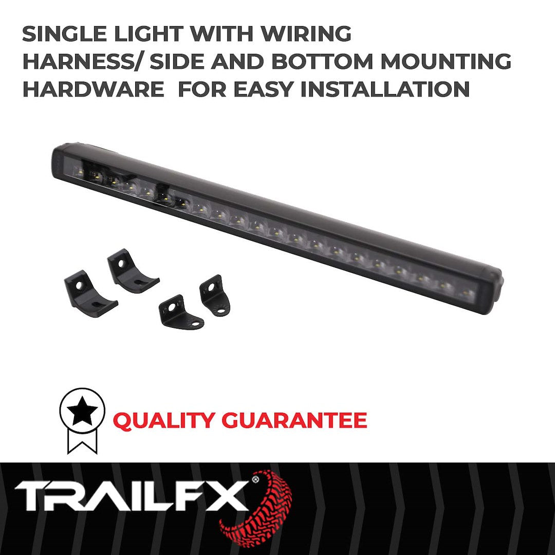 TFX 20" LED Light Bar – 105W, Combo Beam, 8820 Lumens, Black Housing with Wiring & Mounting Brackets