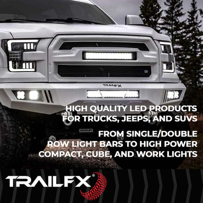 TFX 50" LED Light Bar – 288W, 25920 Lumens, Flood & Spot Beam, Black Housing with Wiring & Mounting Brackets