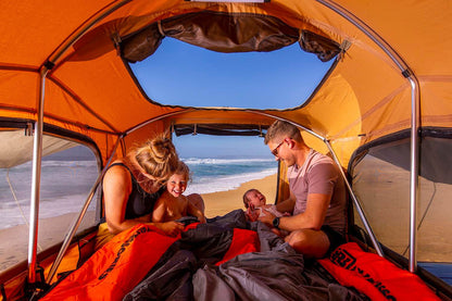 ARB FLINDERS Rooftop Tent 55"x96"x48" Sleeps 2 - Poly/Cotton Canvas Soft Shell Includes Ladder and Mattress