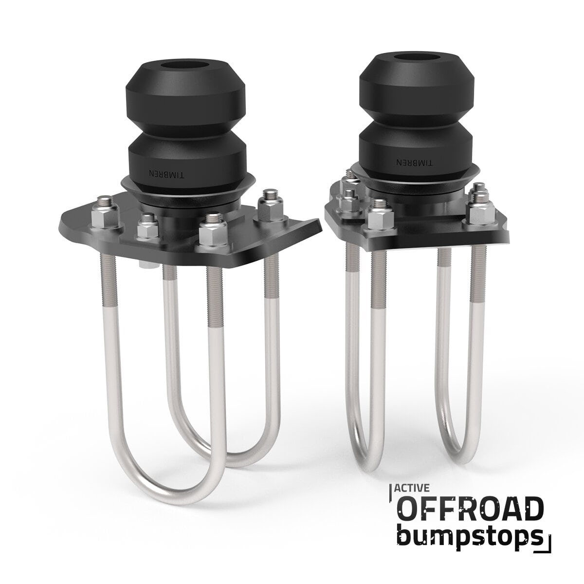 Timbren Off-Road Bumpstops w/ U-Bolt Flip Kit - Rear - Fits 2015-Present Chevy Colorado & GMC Canyon