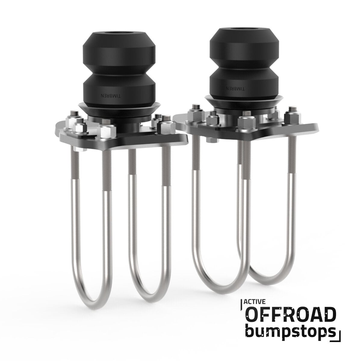 Timbren Off-Road Bumpstops w/ U-Bolt Flip Kit - Rear - Fits 2015-Present Chevy Colorado & GMC Canyon