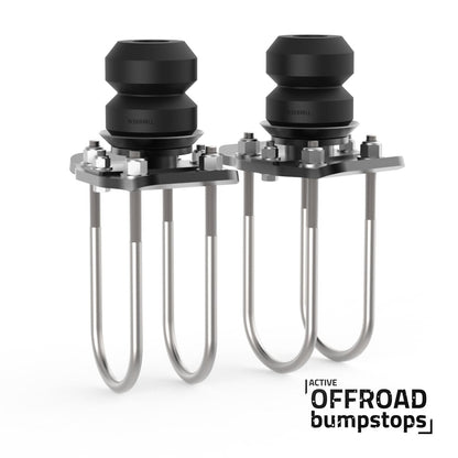 Timbren Off-Road Bumpstops w/ U-Bolt Flip Kit - Rear - Fits 2015-Present Chevy Colorado & GMC Canyon