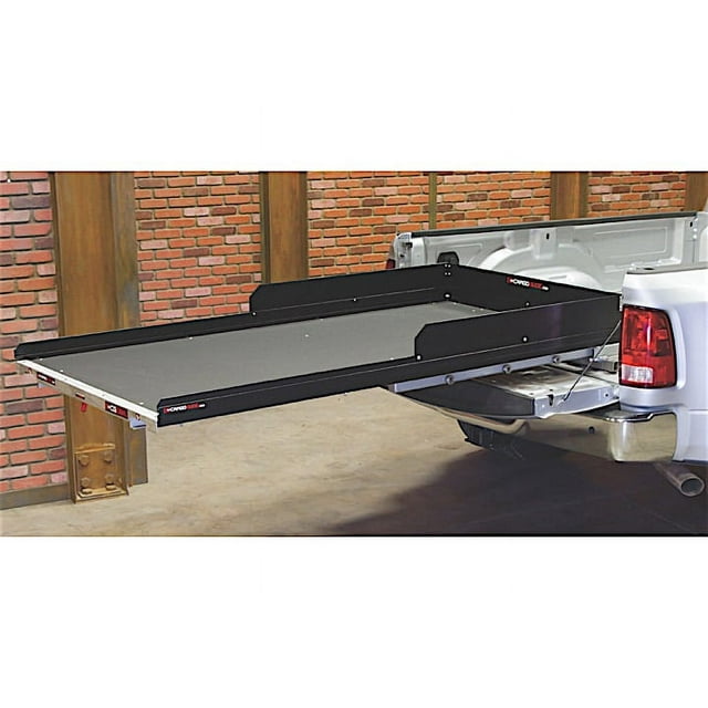 Cargo Glide 1000XL Bed Slide Polished Aluminum Side Rail 80 Inch for Long-Bed Trucks