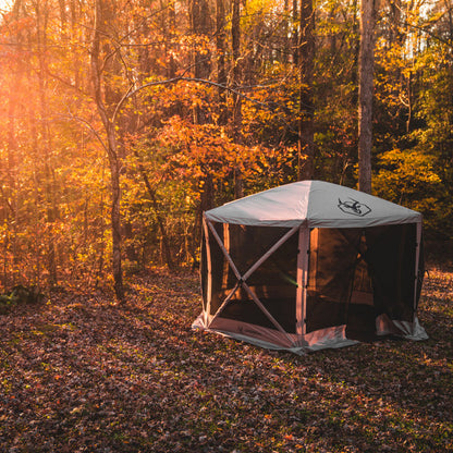 Gazelle G5 Pop-Up Portable 5-Sided Gazebo Screen Tent - Desert Sand