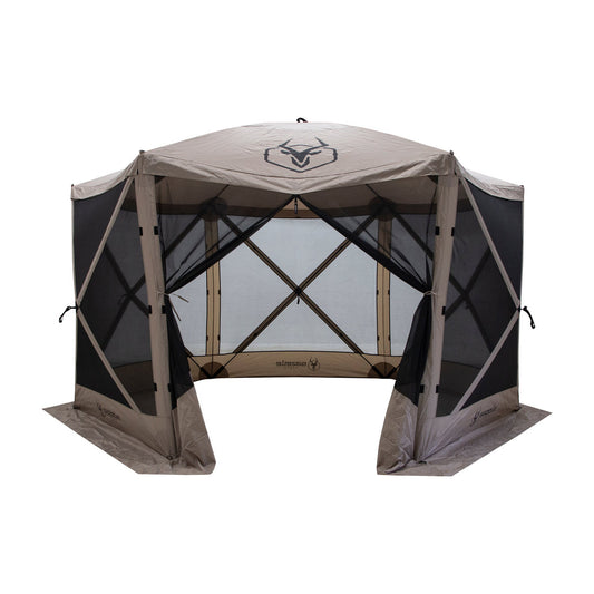 Gazelle G6 Pop-Up Portable 6-Sided Gazebo Screen Tent - Desert Sand