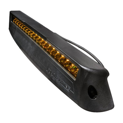 Amber LED Light Bar, 100W, 12000 Lumens, Combo Beam, Clear Lens, Black Housing, Mounting Hardware Included, Requires Wiring Harness