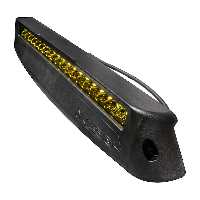 Yellow LED Light Bar, 100W, 12000 Lumens, Combo Beam, Clear Lens, Black Housing, Mounting Hardware Included, Requires Wiring Harness