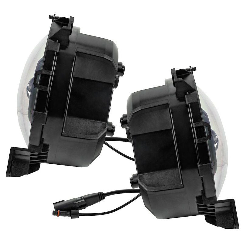 Oculus™ LED Headlights, Projector Beam with DRL, 36W, Black Housing, ColorSHIFT, DOT/SAE, Set of 2, 4800 Lumens, 5500K