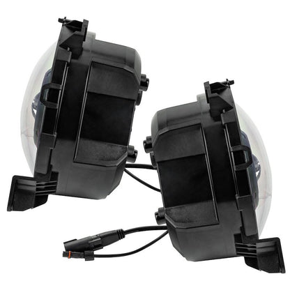 Oculus™ LED Headlights, Projector Beam with DRL, 36W, Black Housing, ColorSHIFT, DOT/SAE, Set of 2, 4800 Lumens, 5500K