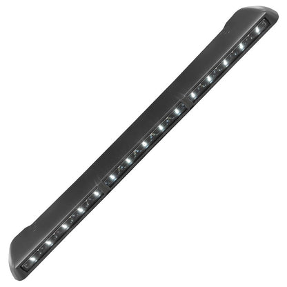 240W LED Light Bar, 18,000 Lumens, 40° Beam, Clear Lens, Carbonized Gray Housing, Integrated Roof Mount, Requires Wiring Harness.