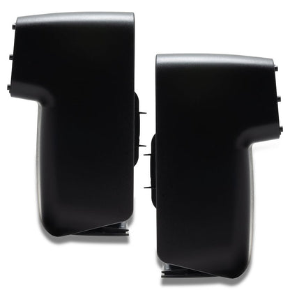 Full Cover Exterior Mirror Covers in Black Polycarbonate, Set of 2. Features 24 Cree LEDs for 2200 Lumens output and 45° beam angle illumination.