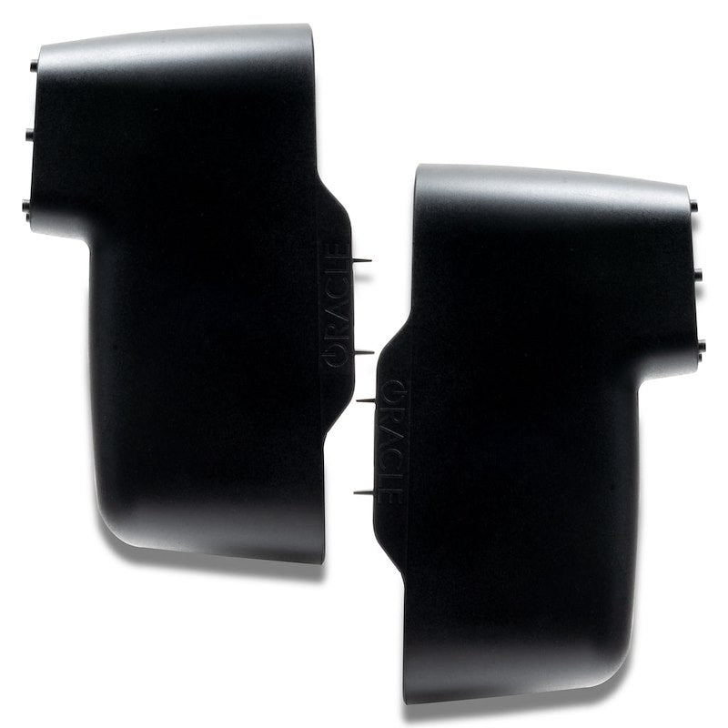 Full Cover Exterior Mirror Covers in Black Polycarbonate, Set of 2. Features 24 Cree LEDs for 2200 Lumens output and 45° beam angle illumination.