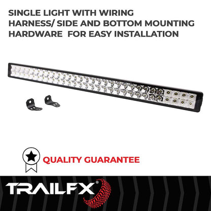 TFX 30" LED Light Bar – 180W, Combo Beam, 16200 Lumens, Black Housing with Wiring & Mounting Brackets