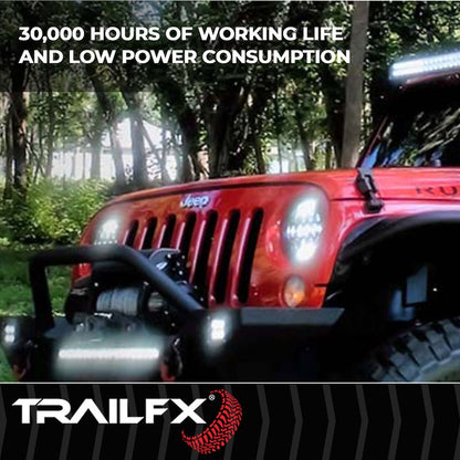 TFX 30" LED Light Bar – 180W, Combo Beam, 16200 Lumens, Black Housing with Wiring & Mounting Brackets