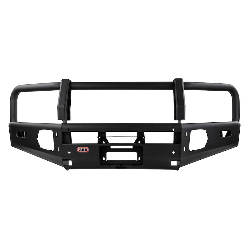 ARB Commercial Bar Off-Road Front Bumper Fits 2016-2023 Toyota Tacoma - Textured Black Steel (1 pc)