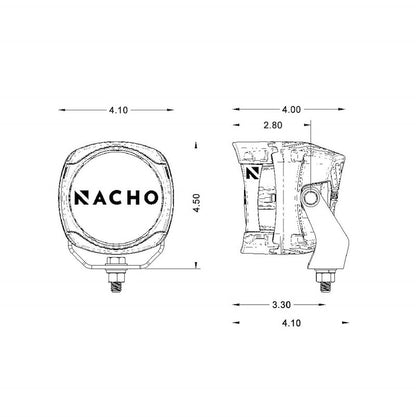 NACHO Quatro LED Auxiliary Combo Light Set