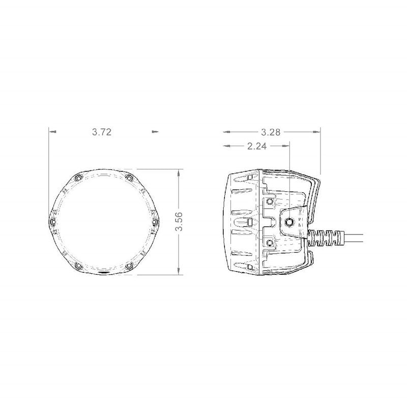 NACHO Quatro LED Auxiliary Combo Light Set