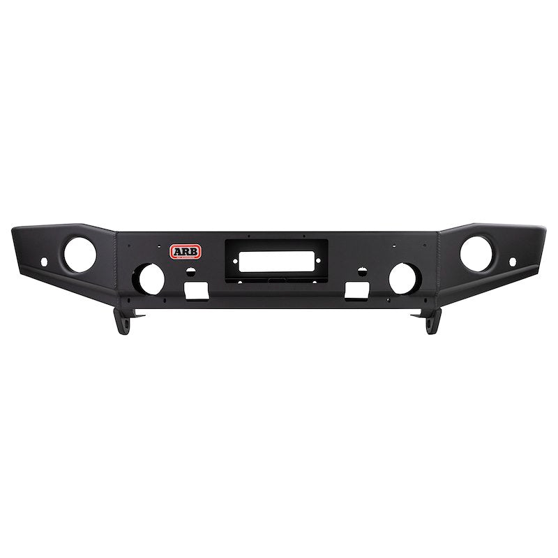 ARB Bar Off-Road Front Bumper Fits 2024-2025 Jeep Gladiator - Black Steel, Winch-Ready with Fog Light Cutouts (1 pc)