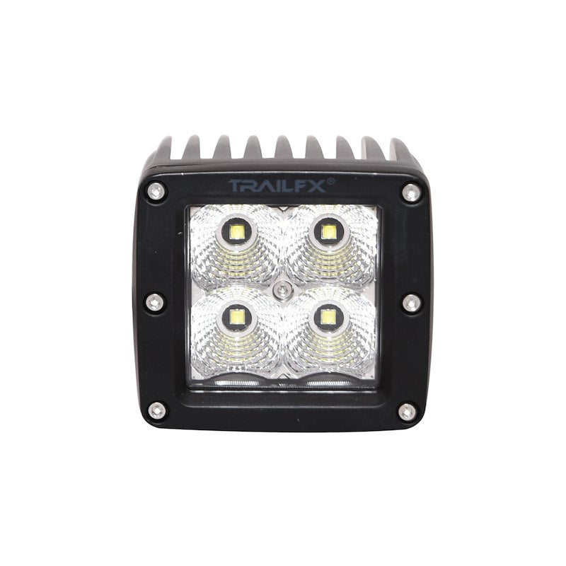 TFX 3" LED Fog Light; 20W, 1920 Lumens; 90° Flood Beam; IP67 Rated; Includes Wiring Harness.