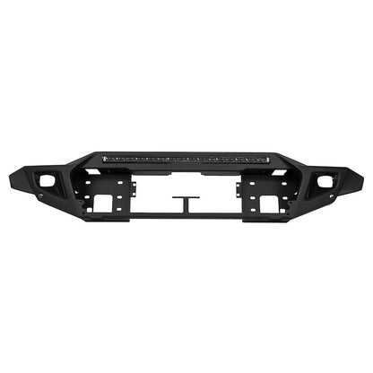 ARB One-Piece Off-Road Front Bumper Fits 2021-2025 Ford Bronco - Black Steel, D-Ring, Fog Light Cutouts & Under Pan Deflector (1 pc)