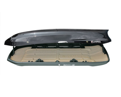 INNO Racks Wedge Plus Cargo Carrier Black 13 cu ft - Fits All Cross Bars, Dual Opening, Lockable with Hardware