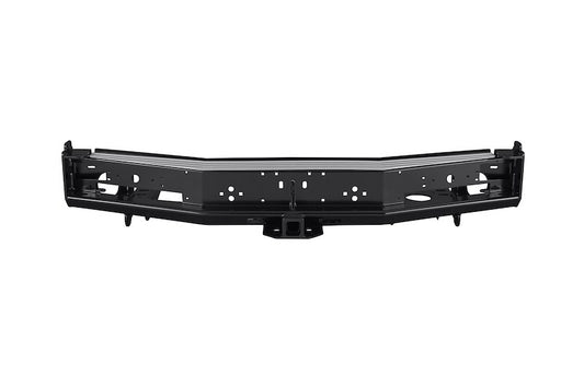 Modular Bumper – Black Steel, Tow Points with Light Cutouts & Tire Carrier Option