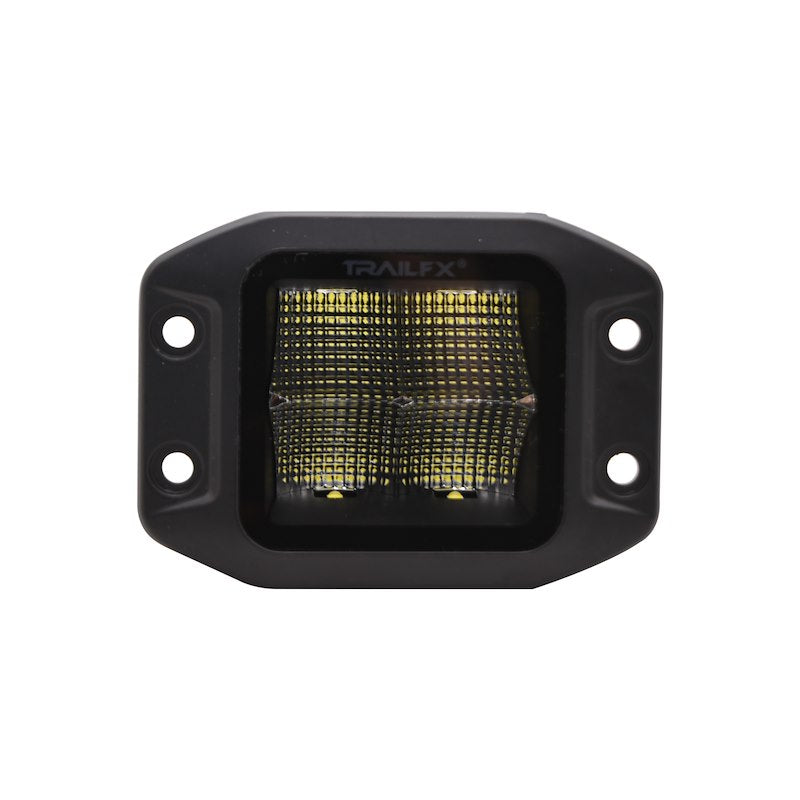 TFX 3" Flush Mount LED Light; 20W, 2400 Lumens; 90° Flood Beam; IP67 Rated; Includes Wiring Harness.