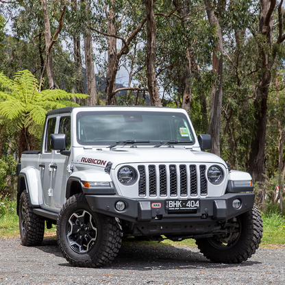 ARB Bar Off-Road Front Bumper Fits 2024-2025 Jeep Gladiator - Black Steel, Winch-Ready with Fog Light Cutouts (1 pc)