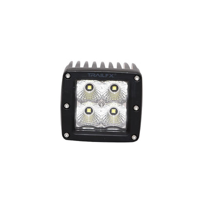 TFX 3" Cube LED Fog Light; 20W, 1920 Lumens; 90° Flood Beam; IP67 Rated; Set of 2.