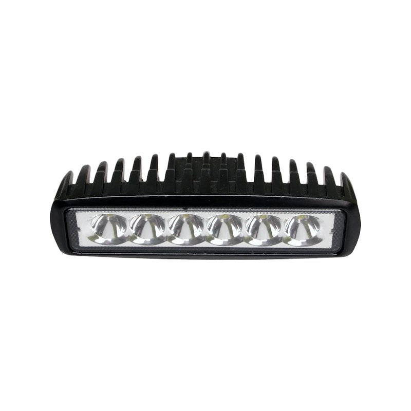 TFX 6" LED Fog Light; 18W, 1800 Lumens; 30° Spot Beam; IP67 Rated; Includes Wiring Harness.