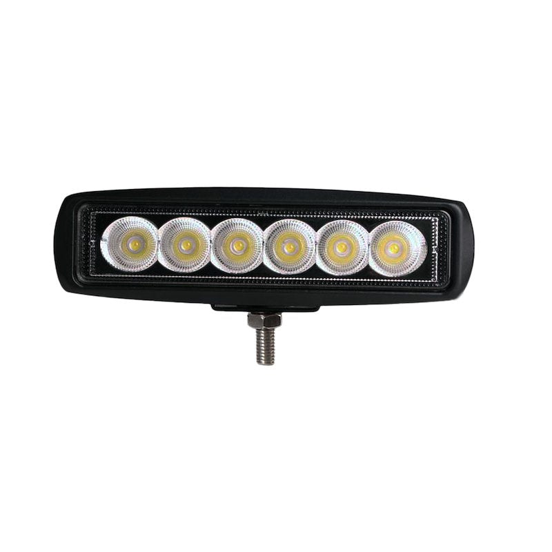 TFX 6" LED Fog Light; 18W, 1800 Lumens; 60° Flood Beam; IP67 Rated; Includes Wiring Harness.