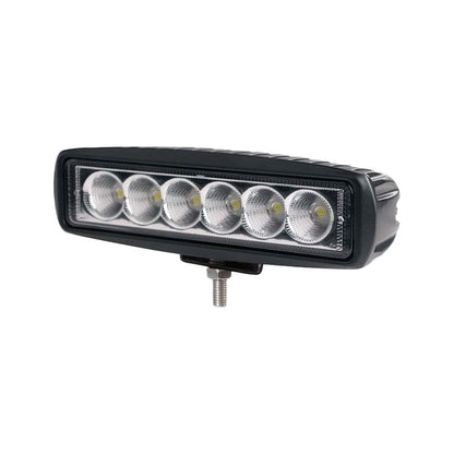 TFX 6" LED Fog Light; 18W, 1800 Lumens; 60° Flood Beam; IP67 Rated; Includes Wiring Harness.