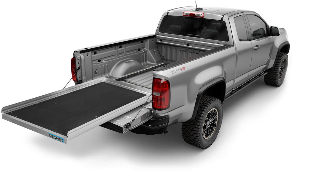 Cargo Glide Bed Slide Polished Aluminum Side Rail 68 Inch Length x Fits 2015-23 Full-Size Trucks