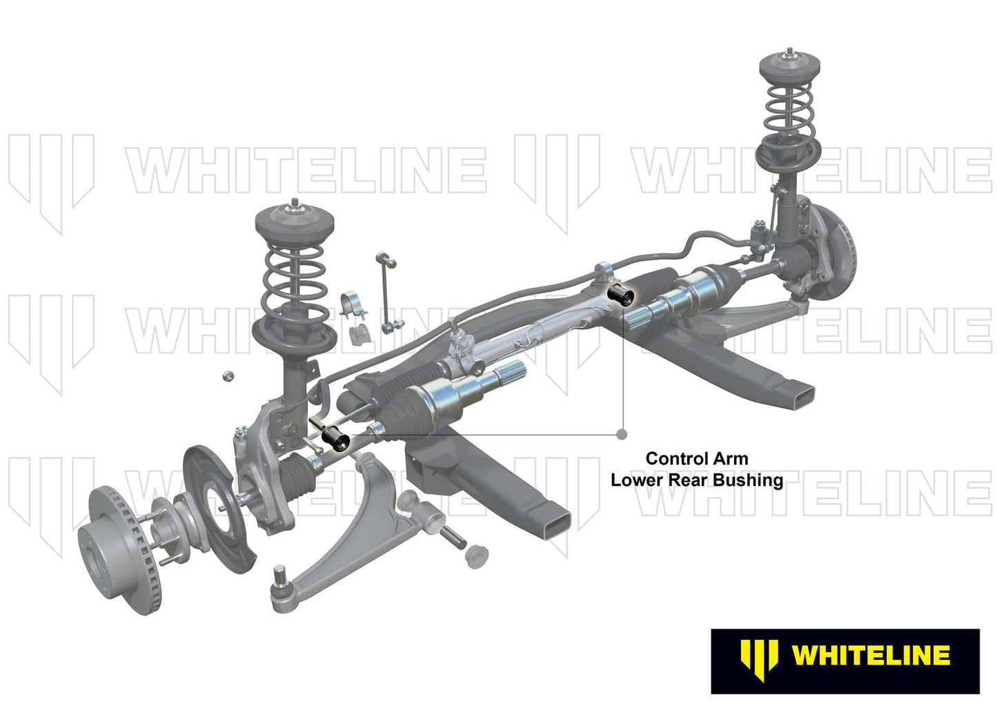 Whiteline Front Control Arm Lower Inner Rear Bushing – Traction & Turn-In Performance