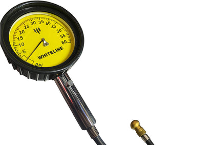 Whiteline Tire Pressure Gauge - Accurate Measurement for Track & Garage Use