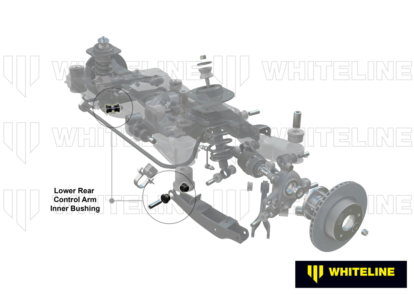 Whiteline Rear Control Arm Lower Rear Inner Bushing