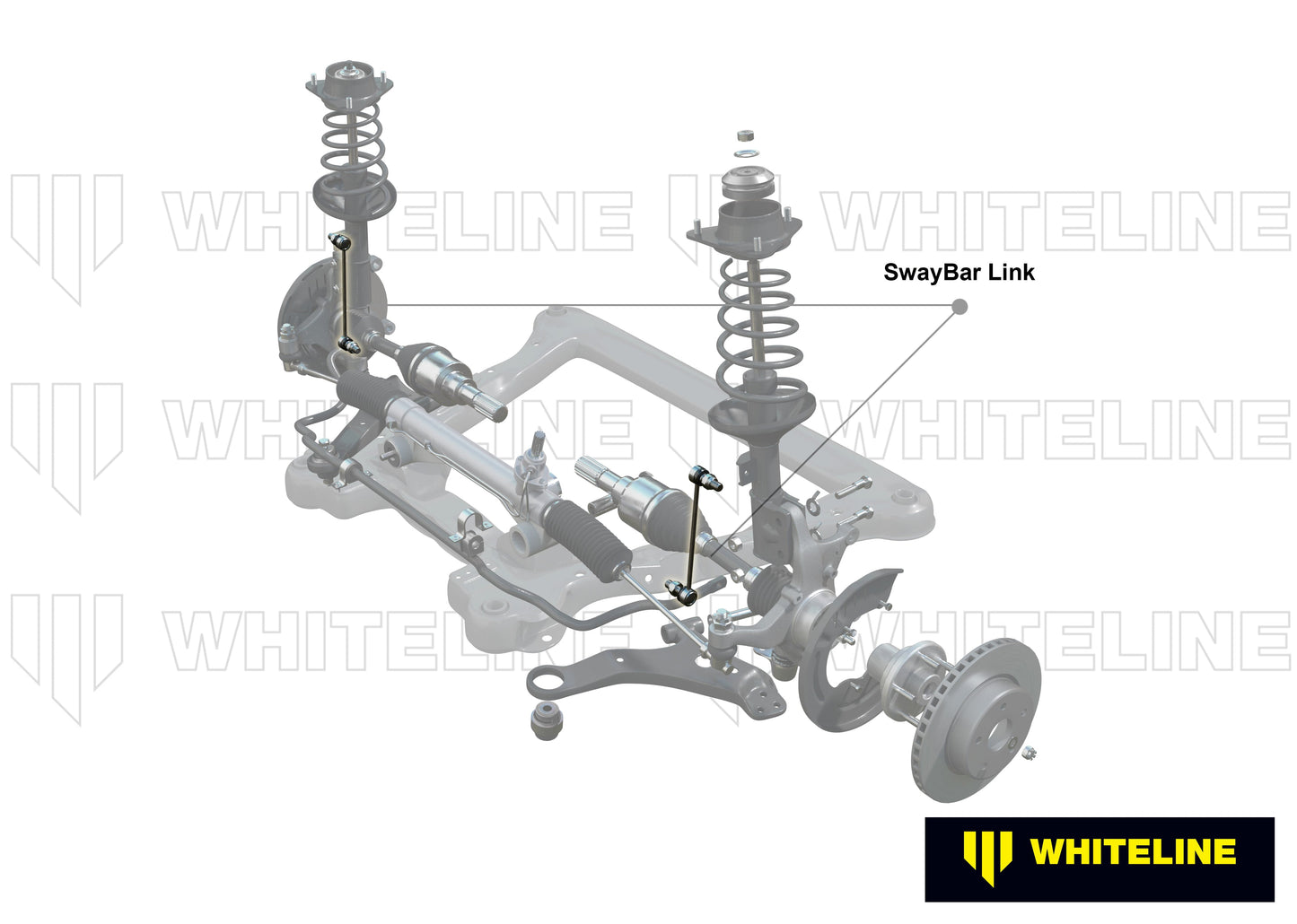 Whiteline Sway Bar Link Kit - Adjustable, Lightweight, Maximize Grip & Handling Performance