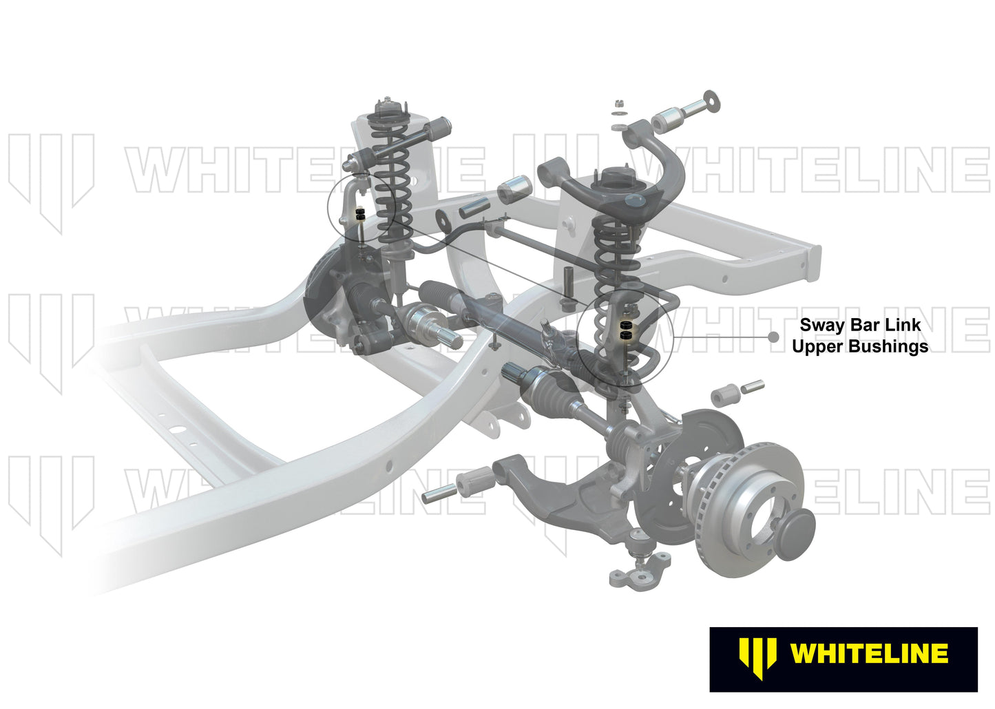 Whiteline Front Sway Bar Link Upper Bushing