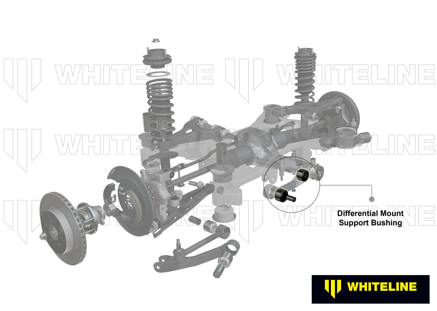 Whiteline Differential Mount Front Bushing Kit