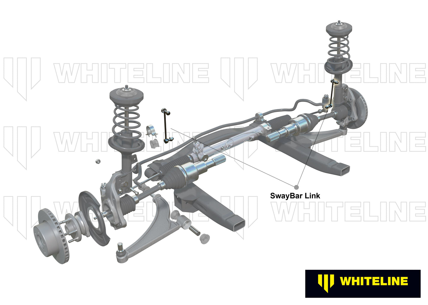 Whiteline Sway Bar Link Kit - Adjustable, Lightweight, Maximize Grip & Handling