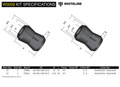 Whiteline Sway Bar Link Service Kit