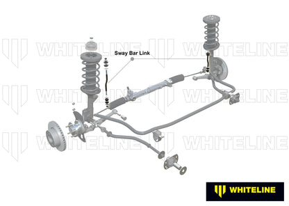 Whiteline Sway Bar Link Kit - Adjustable, Lightweight, Maximize Grip & Handling