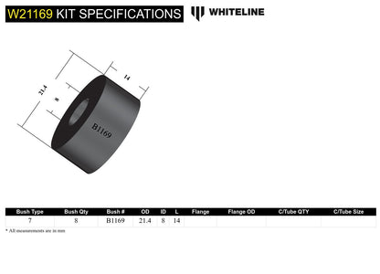 Whiteline Sway Bar Link Bushing Kit