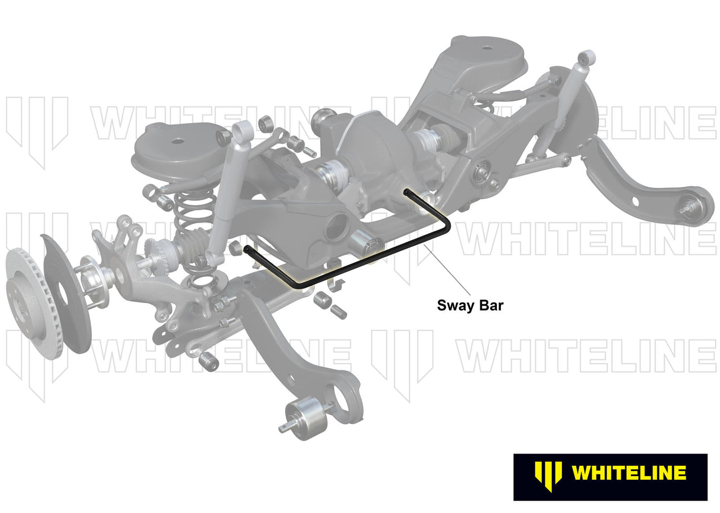 Whiteline Rear Sway Bar Heavy Duty Blade Adjustable 24mm