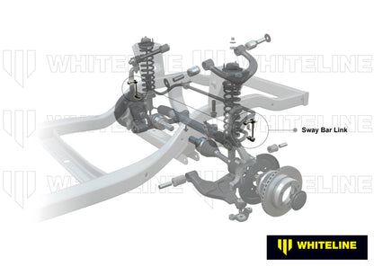 Whiteline Sway Bar Link Kit - Adjustable, Lightweight, Enhanced Grip & Handling