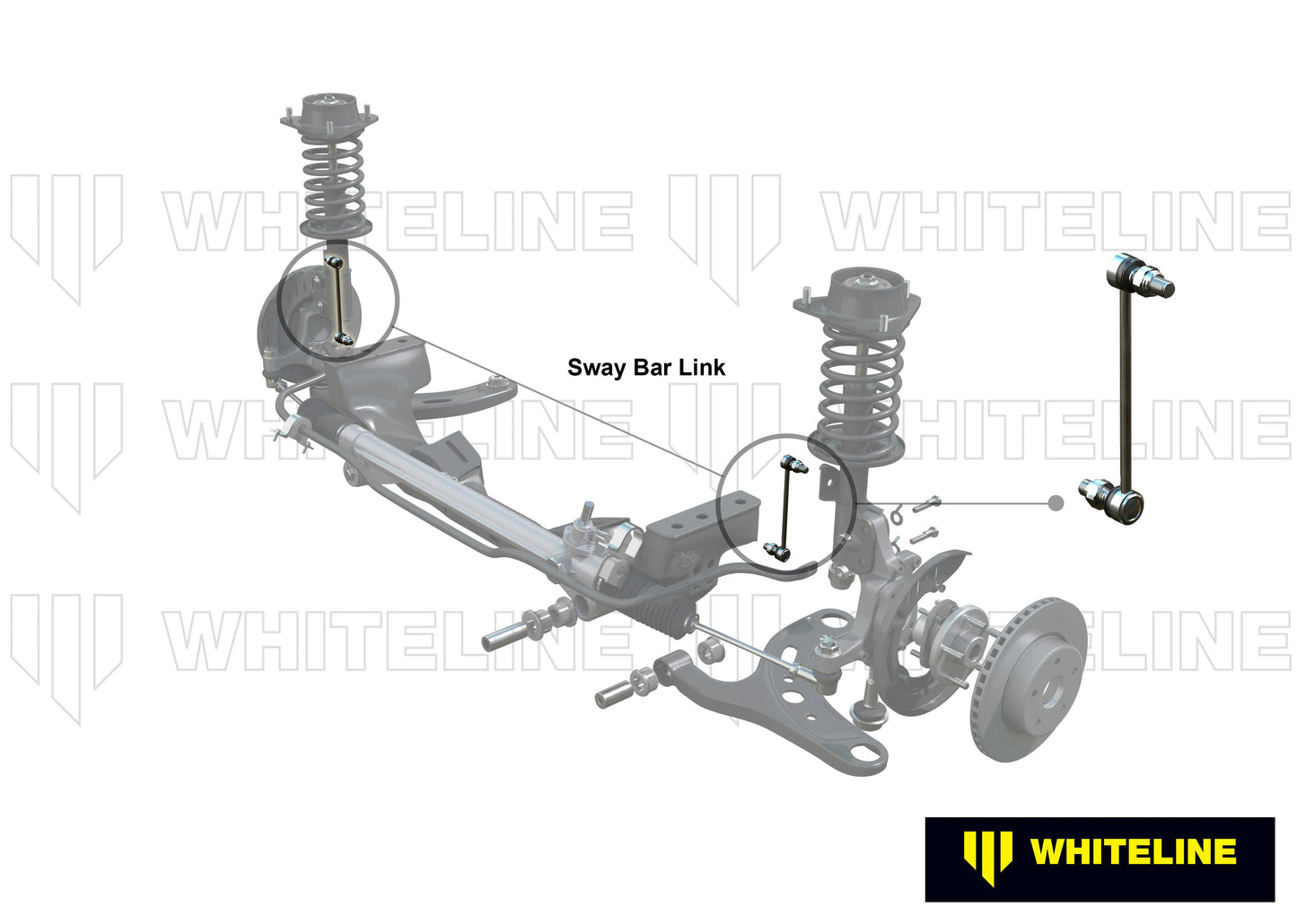 Whiteline Front Sway Bar Link – Adjustable & Lightweight for Maximum Grip & Handling