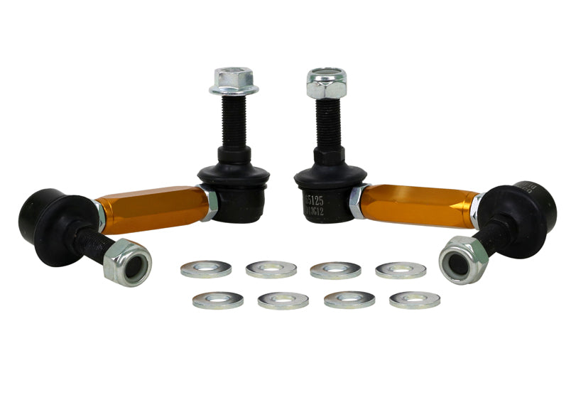 Whiteline Sway Bar Link Kit - Adjustable, Lightweight, Maximize Grip & Performance